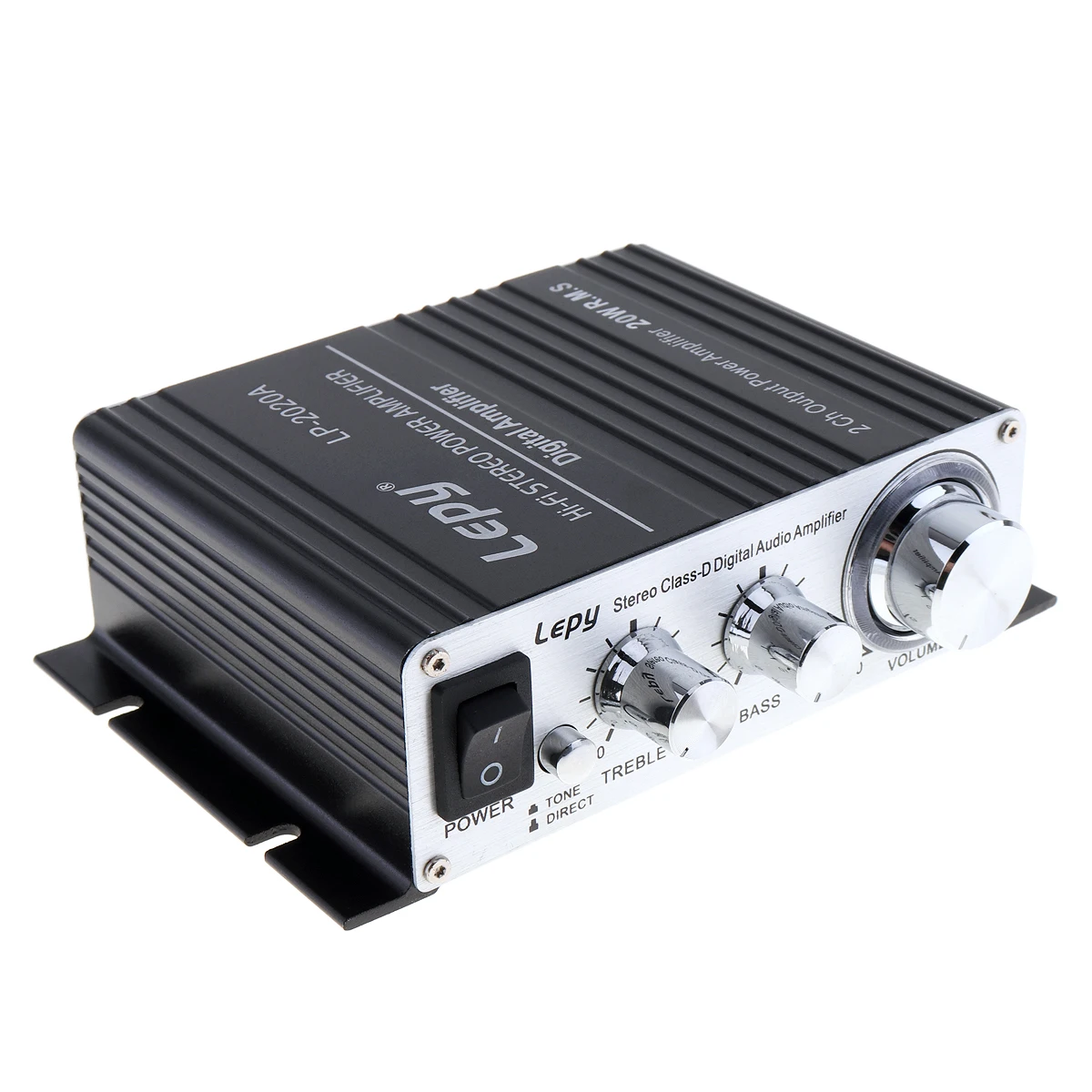 LP-2020A 20W x 2 2CH Stereo Class-D Digital Car Amplifier DC 12 - 13.5V Hi-Fi Stereo Amplifier with Over-current Protection