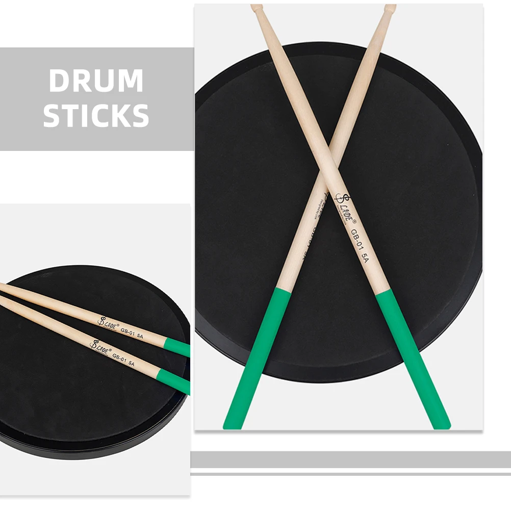 

Anti-Slip Wooden Drum Sticks for Teen Children Durable Drumstick Replacement Music Percussion Accessories Equipment Drum