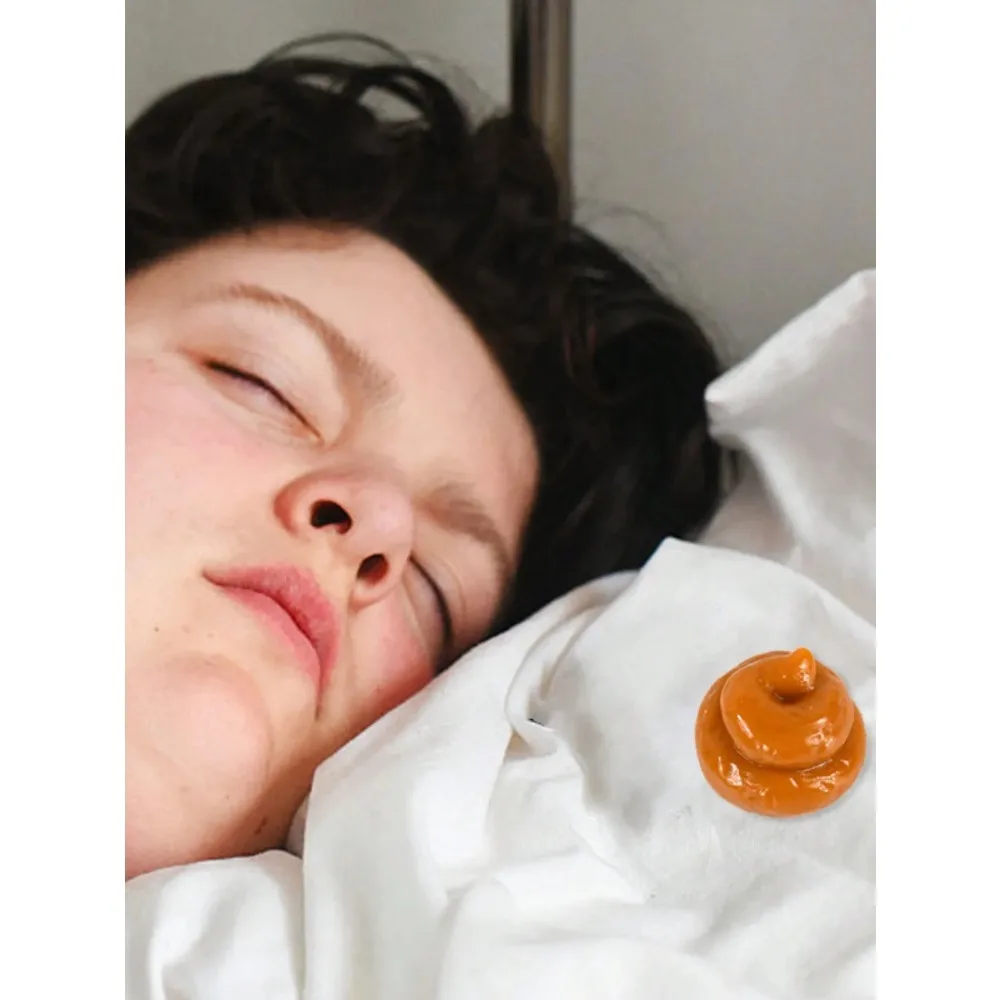 1 piece of realistic and soft fake dog feces imitation - a dog poop prank toy for use at holiday parties - a replica