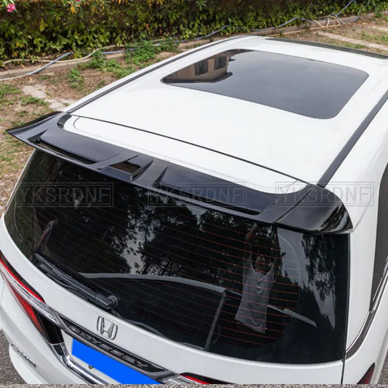 For Honda ODYSSEY Spoiler 2015 2016 2017 2018 2019 High Quality ABS Unpainted/Gloosy Black/Carbon Color Roof Spoiler