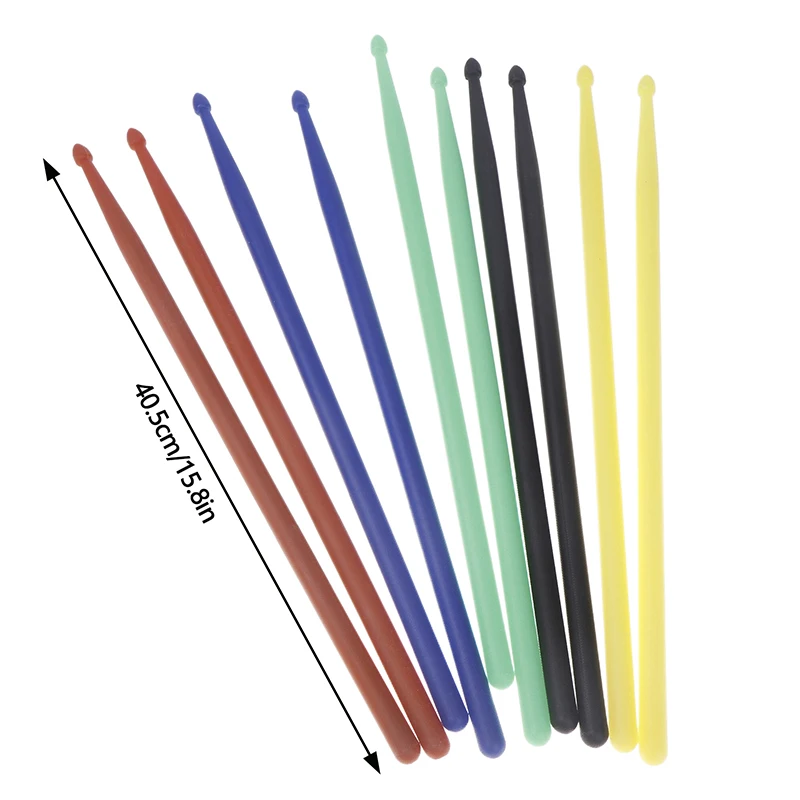 1 Pair 5A Drum Sticks Classic Drumsticks Professional Colorful Drum Stick Percussion Instrument Accessories Drum Set