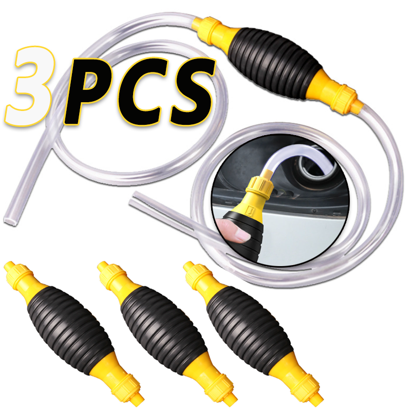 Manual Fuel Pump High Flow Car Motorcycle Hand Siphon Water Fish Tank Oil Petrol Diesel Liquid Transfer Tool 