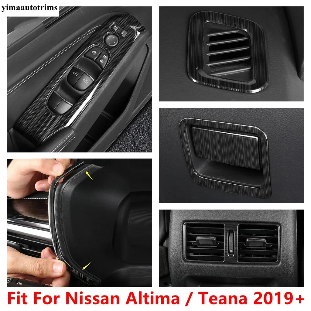 

Window Lift / Dashboard Panel / Glove Box / Rear Air Outlet Frame Cover Trim Accessories For Nissan Altima / Teana 2019 - 2022