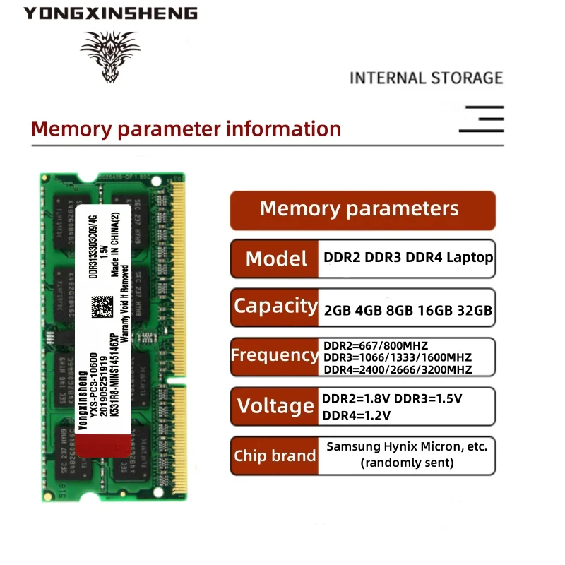 Memoria ram ddr3 2GB 4GB 8GB DDR2 667MHZ 800MHZ PC2 5300S 6400S