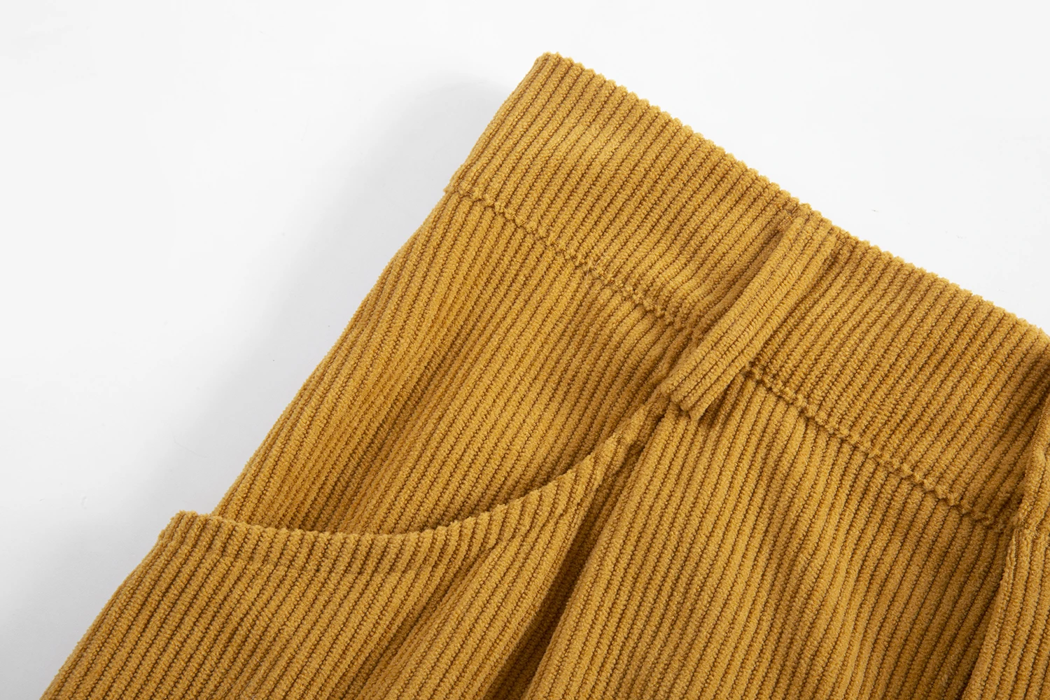 กางเกงขายาวทรงตรงเอวสูงผ้าลูกฟูกสไตล์เรโทรสำหรับผู้หญิง ฤดูใบไม้ผลิ ฤดูใบไม้ร่วง แฟชั่นเกาหลี ทรงหลวม สวมใส่ได้กับทุกชุด สีดำ