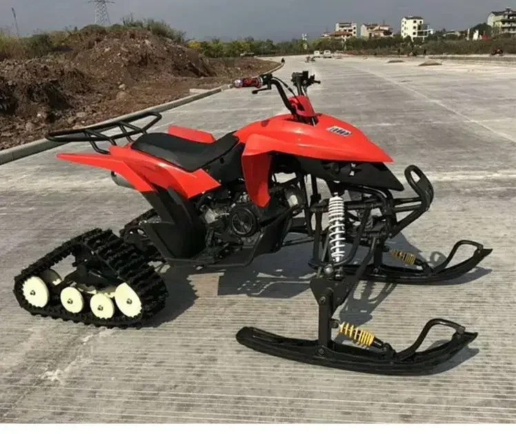 Venda direta da fábrica 150CC Veículo de neve elétrico a gasolina Snow Racer Snowmobile para adultos