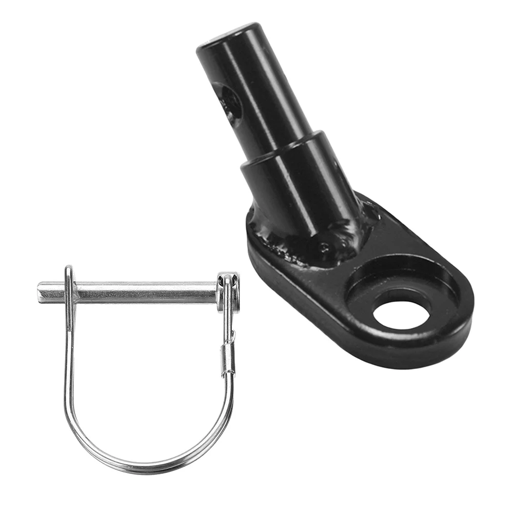 

2 PCS Hook Bicycle Trailer Bike Adapter Hitch Coupler Pet Attachment Black Baby