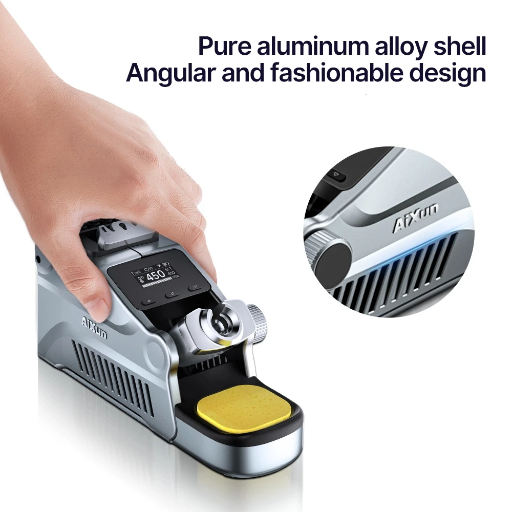 

AiXun T380 210 Tips Smart Portable Soldering Station Rapid Heating Welding Rework Station for Mobile Phone SMD BGA PCB