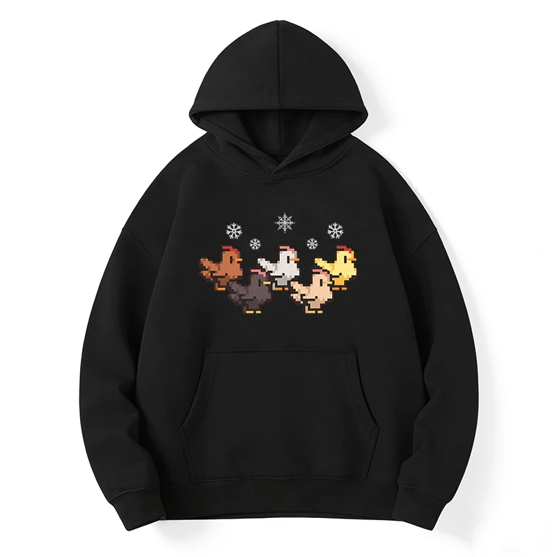

Stardew Valley Christmas Hooded Sweatshirt Women's Sweatshirt Stardew Valley Hoodies Women Clothing Funny Cartoon Clothes