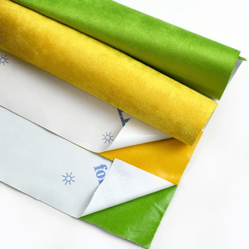 20x30 ซม./20x70 ซม./50x140 ซม.หนังนิ่ม Self-กาวผ้าสําหรับภายในรถ Trim หนา 0.8 มม.แพทช์ผ้ากํามะหยี่การปรับเปลี่ยนตกแต่ง