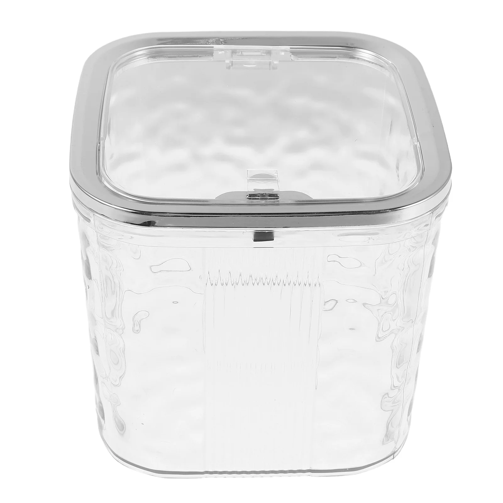 Children'S Hair Clip Storage Box: Transparent Press-To-Open Kids Hair Accessories Organizer For Girls Travel Vanity Holder