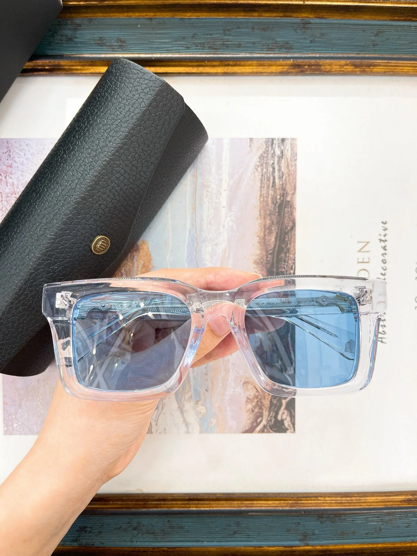 Belight Optical  Square Shape Japan Design Thicken Handmade Acetate Men Women Vintage Retro Eyeglasses Prescription Lens M1033