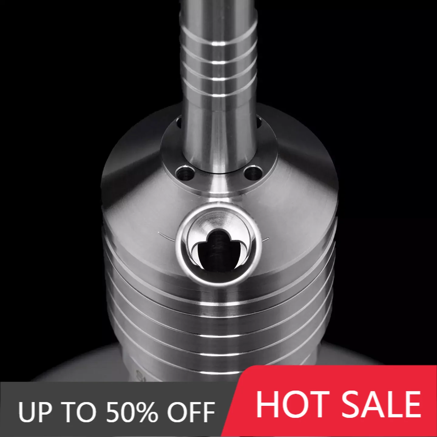 Steamulation Ultimate One Hookah Shisha Set 304 Stainless Steel With Glass Bottle Single Pipes