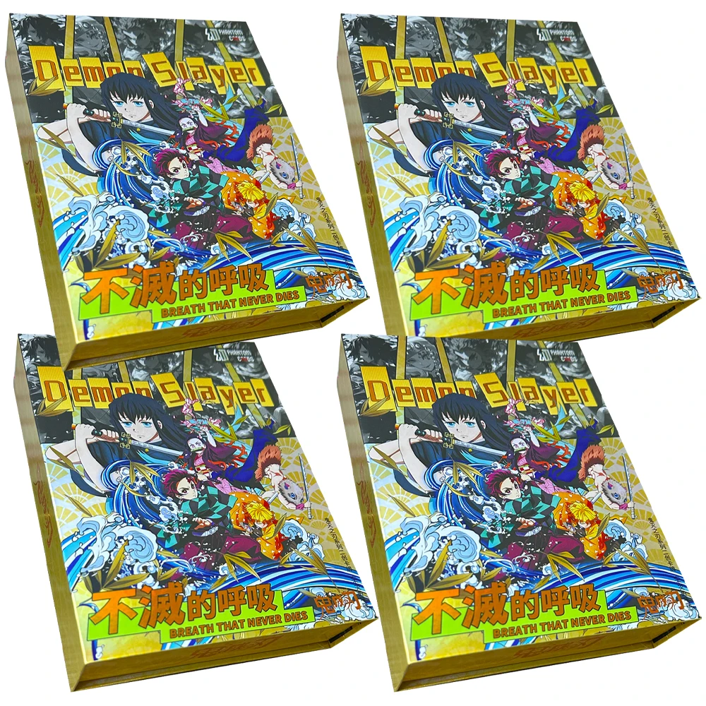 Up-To-Date Demon Slayer Card Eternal Breath Limited Tanjirou Nezuko Kanroji Mitsuri Splendor Collection Cards Children Toy Gift