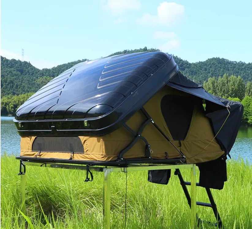 2024 2-3 Person Automatic Offroad Vehicle 4x4 ABS Car Hard Shell Roof Top Tent