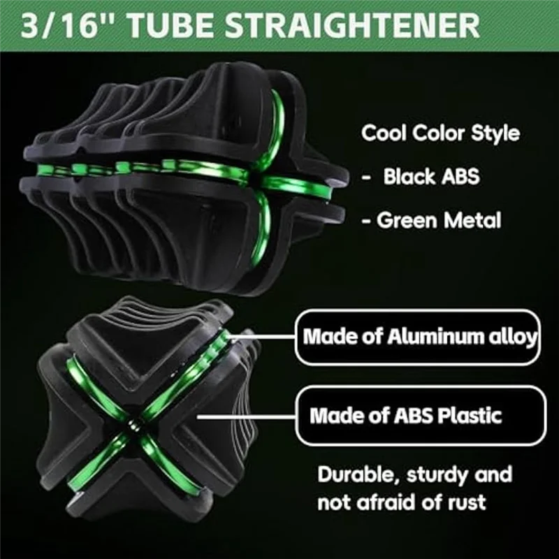 

Classy-Handheld Tubing Straightener, 1/4Inch O.D. Tube Straightening Tool For Brake Line Fuel Line Copper/Aluminum/Steel Coils D
