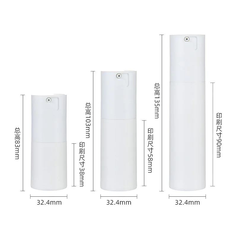 50 قطعة 15 مللي 30 مللي 50 مللي المحمولة فراغ زجاجات مستحضرات التجميل إعادة الملء غسول كريم الحاويات زجاجة السفر