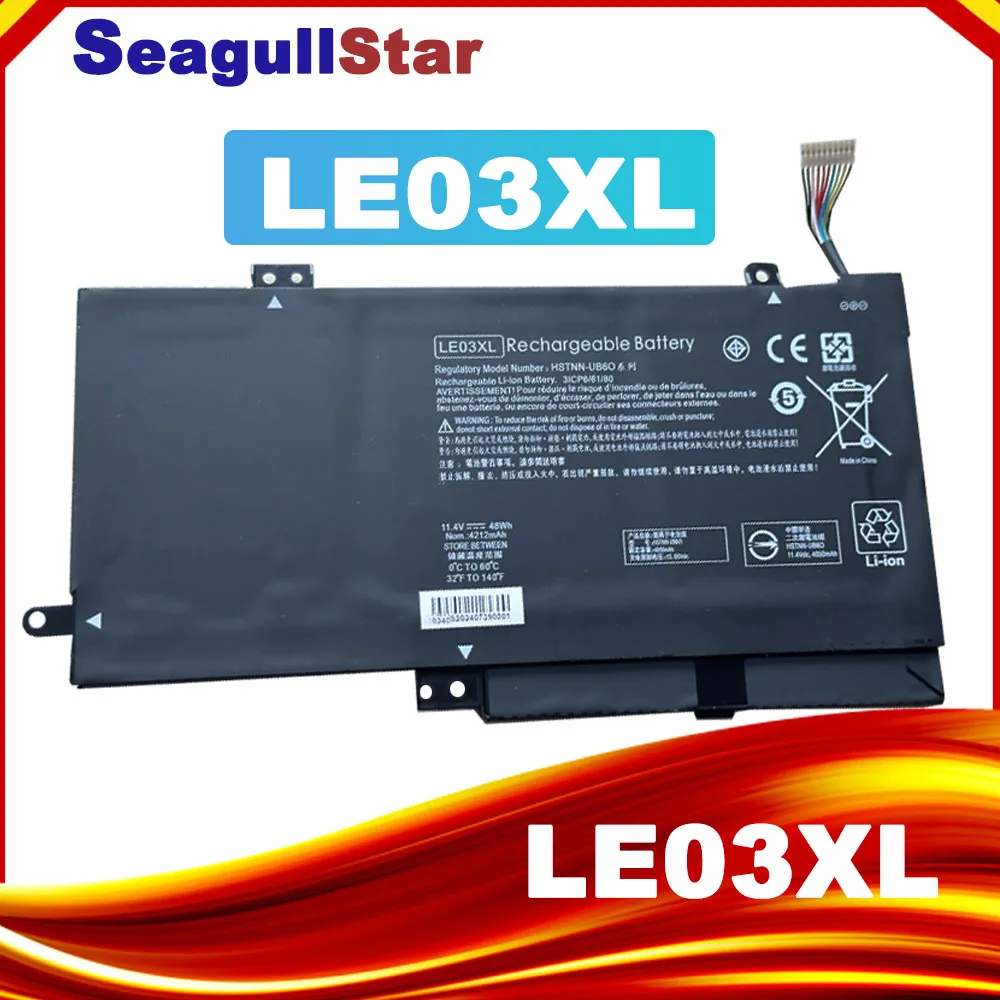 Batería LE03XL LE03 para HP ENVY X360 M6-W102DX W102DX 796356 -005 HSTNN-YB5Q HSTNN-UB60 HSTNN-UB6O HSTNN-YB5Q /PB6M