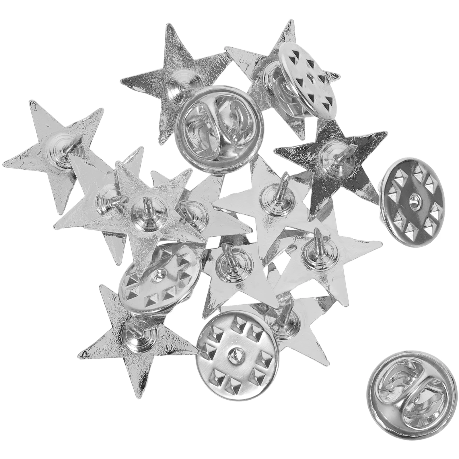 

1 Set Five-Pointed Star Pin Gold Lapel Brooch For Men Women Suit Hat Bag Jacket Decoration Memorial Day Veteran Independence