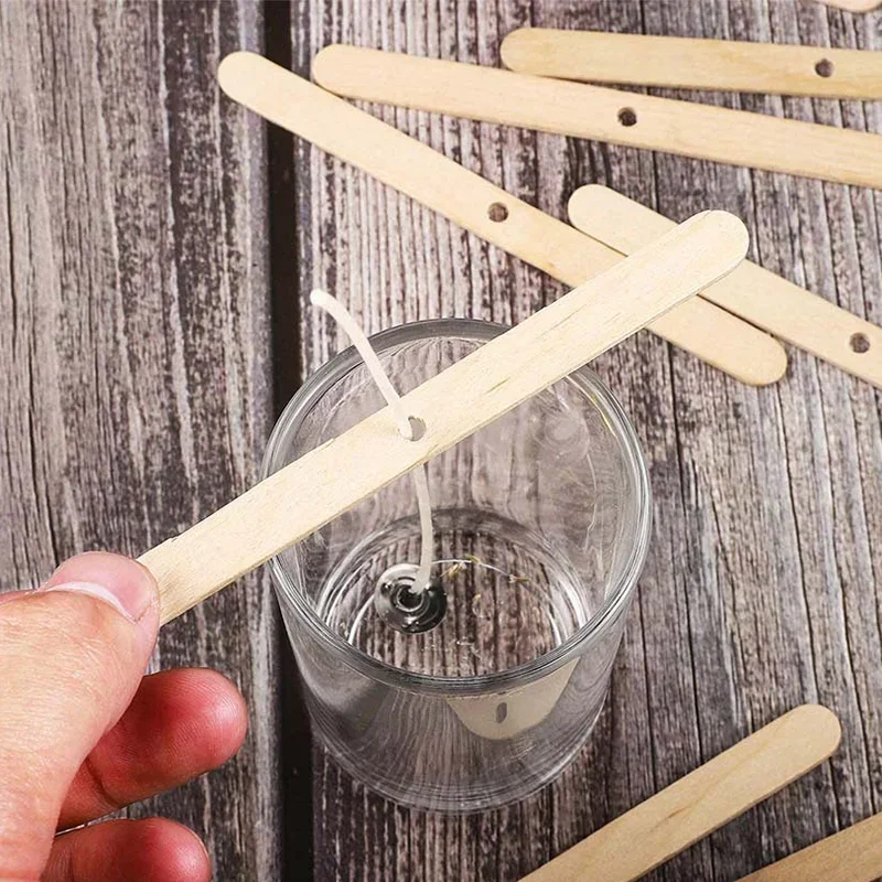 8-20cm 100PCS Candle Wicks Candle Making Sticker Smokeless Environmental Wax Cotton Core DIY Candle Making Tools Accessories