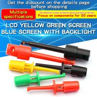 5PCS Mini Single Test Hook Clips Test Probes For Electronic Testing Clips Hook Test Clips Large / Small