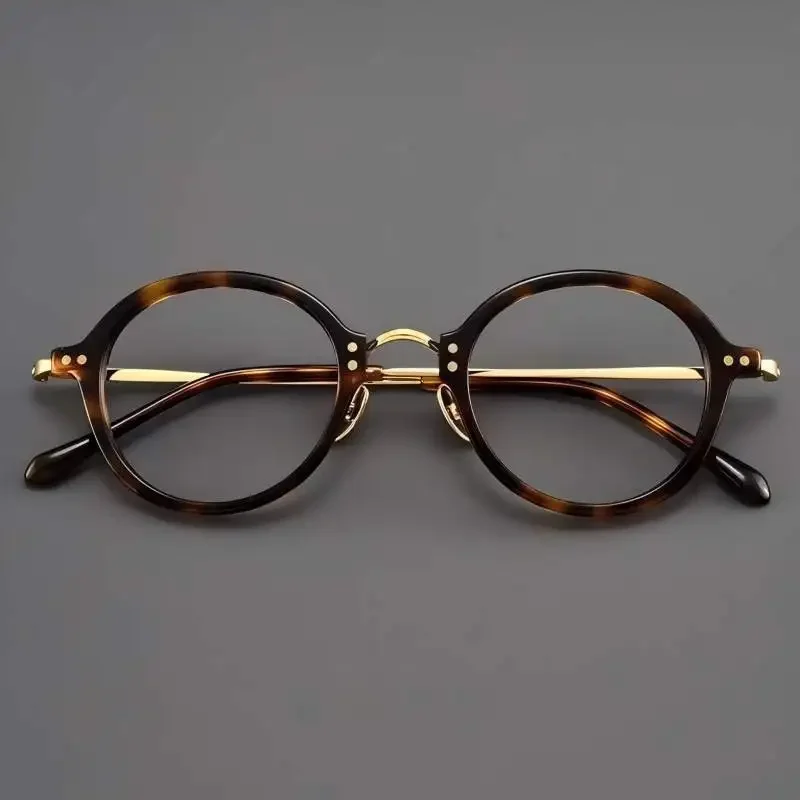 إطار نظارات خفيف الوزن من التيتانيوم النقي من NOWSEE للرجال والنساء، نظارات كلاسيكية عصرية بتصميم كلاسيكي كاجوال مريح #3