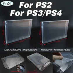 1Pc Clear Transparent Box For PS2 PS3 PS4 PS5 Game Disc Horizon  Collection Display Storage Box PET Protector Case