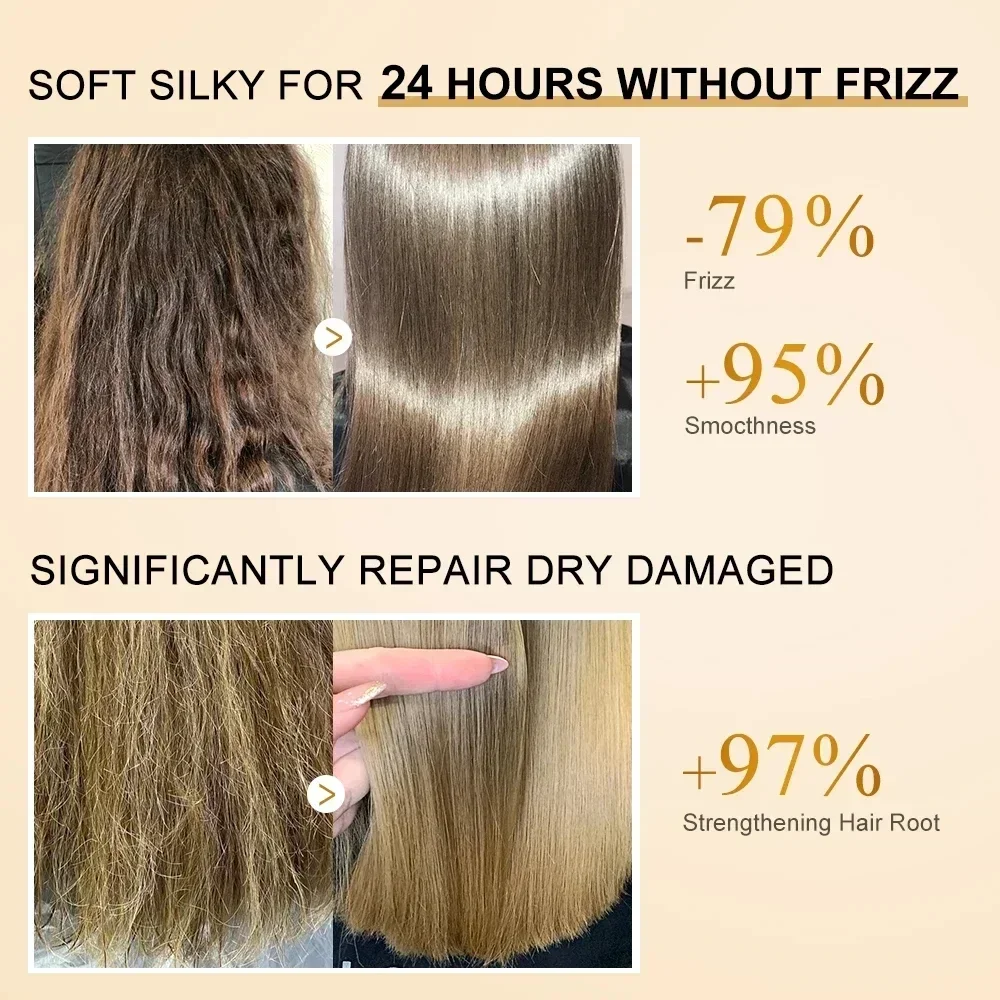 Collagen Hair Mask Deeply Moisturize Hair Repair Dry Frizzy Damaged Magical Soften Straighten Smooth Keratin Conditioner