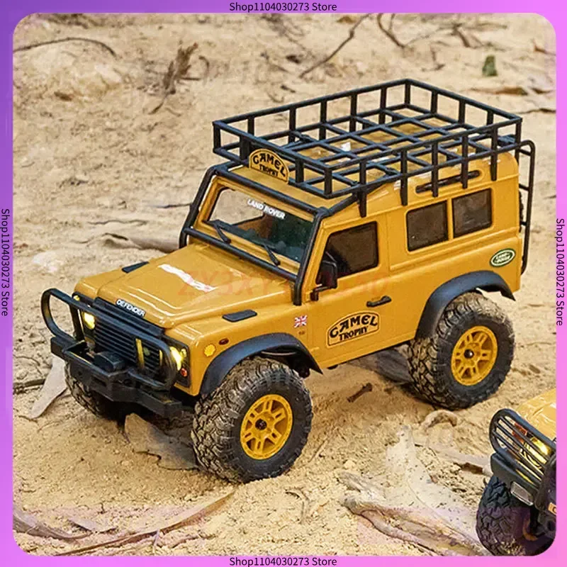 

FMS FCX24M Camel Cup Simulation 1/24 Scale RC Car Replica Land Rover Defender 90/110 Initial Discovery Climbing Vehicle