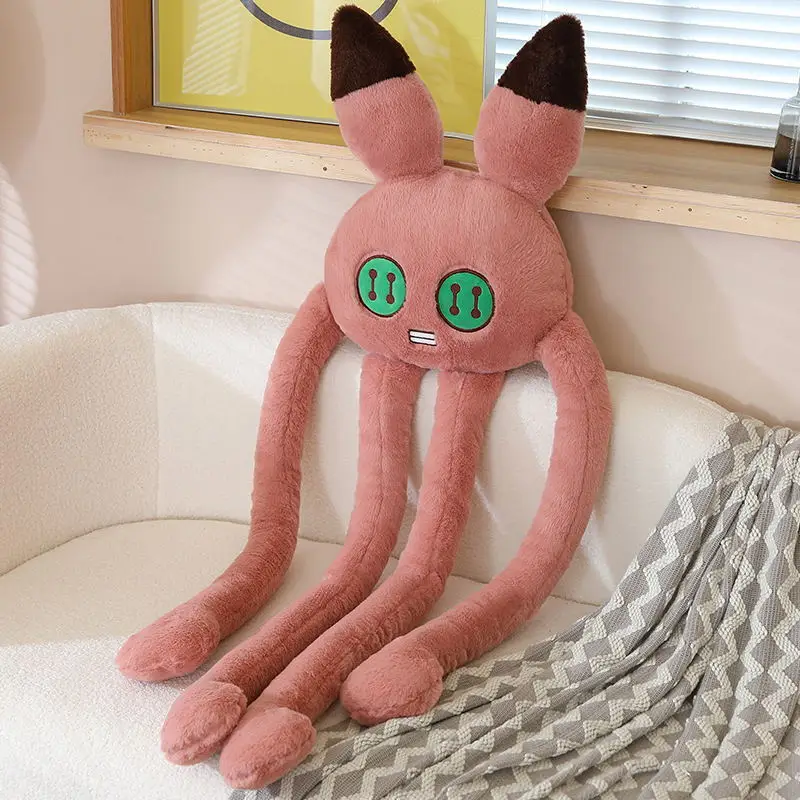 Coussin Kawaii à sulfJambes pour Enfant, Chat Noir, Beurre, Créatif, Poulpe, Grenouille, Lapin, Câlin, Animal en Peluche, Jouet Cadeau de Noël, Nouvelle Collection 2024