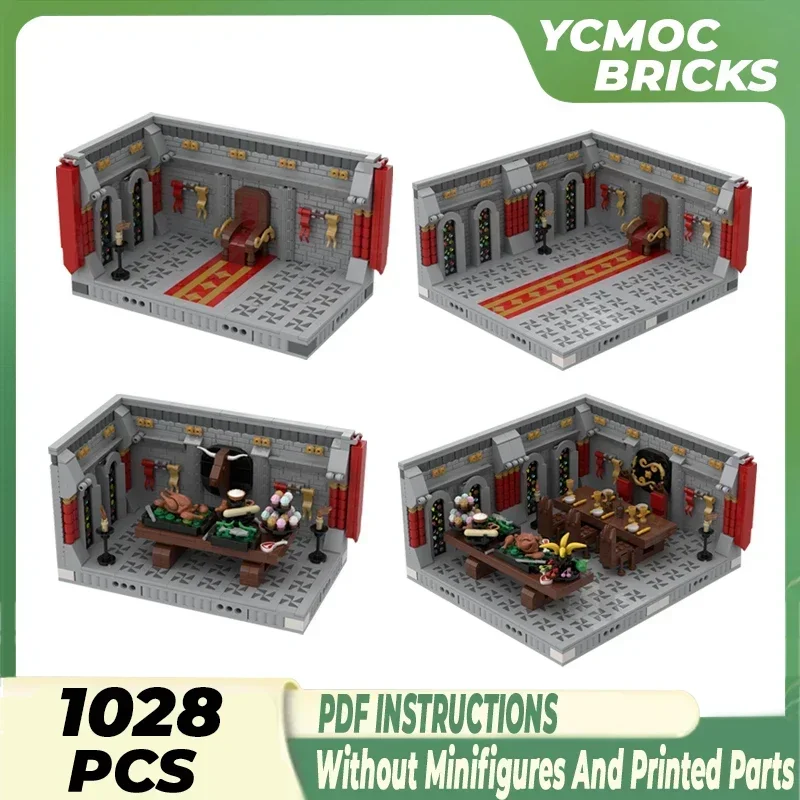 

Medieval Castle Model Moc Building Bricks Royal Castle Scene Technology Modular Blocks Gifts Christmas Toys DIY Sets Assembly