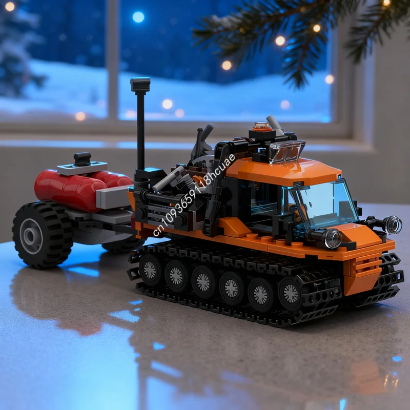 321 قطعة MOC القطب الشمالي الثلج الثعلب مدينة القطب الشمالي نموذج اللبنات العمارة تجميع اللعب الإبداعية هدايا عيد الميلاد هدايا عيد ميلاد الاطفال #1