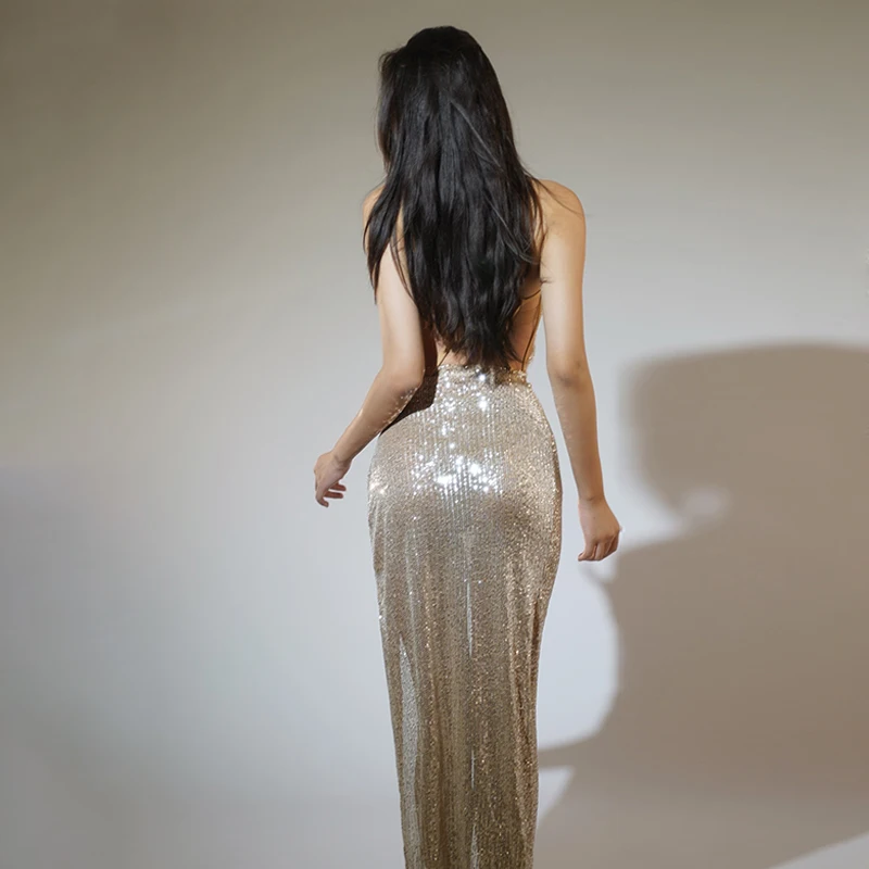 섹시한 생일 파티 드레스 여성 오프 숄더 우아한 드레스 고고 나이트 클럽 Clubwear 축제 복장 가수 무대 쇼 의상 1983