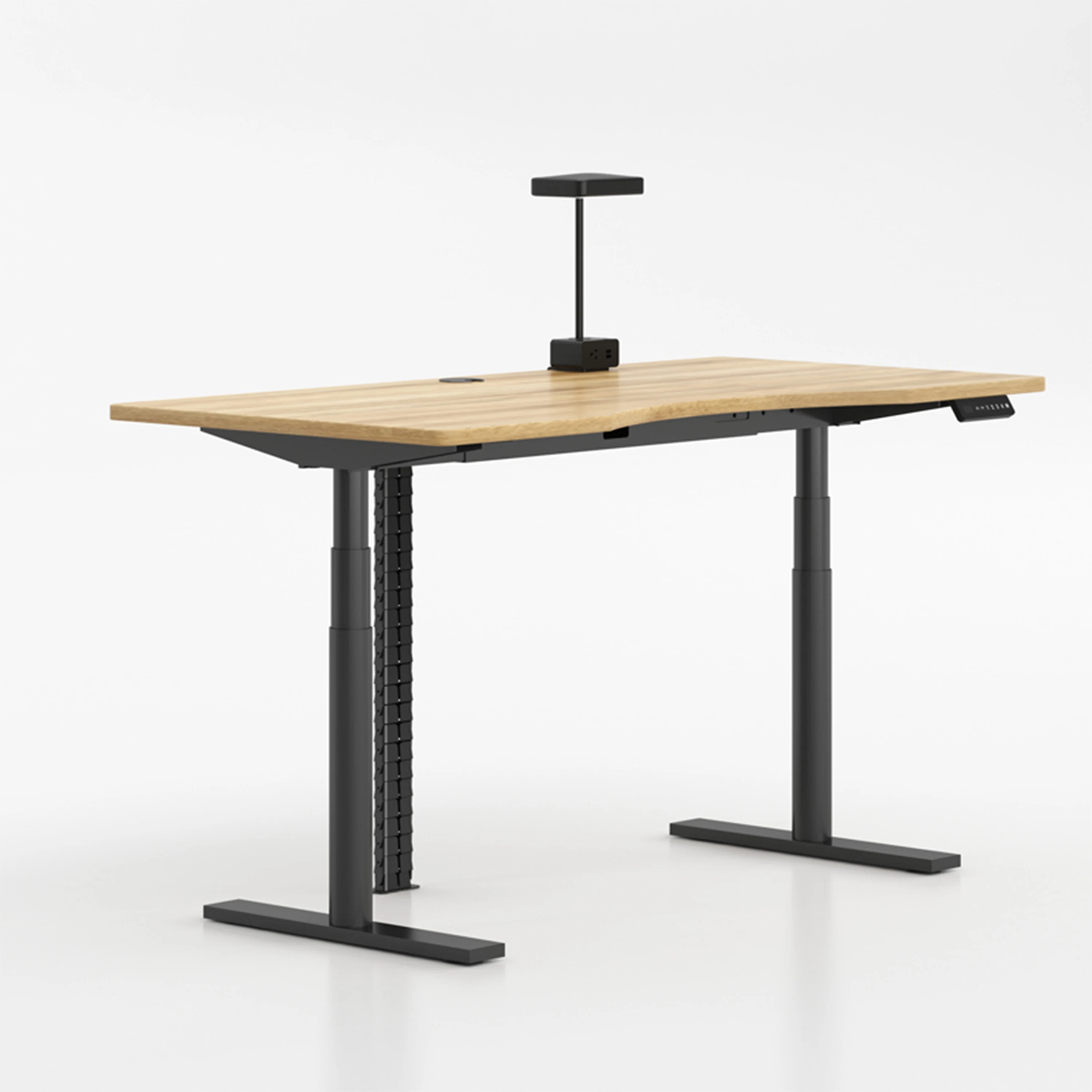 Modern Design Office Electric Standing Desk Frame Dual-Motors Motion Adjustable Height Sit-Stand Desks with Mobile Design