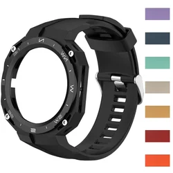 Étui à motif boussole en silicone et bracelet pour montre Huawei, bracelet de montre, accessoires de remplacement, kit de modification intégré, IGHTCyber