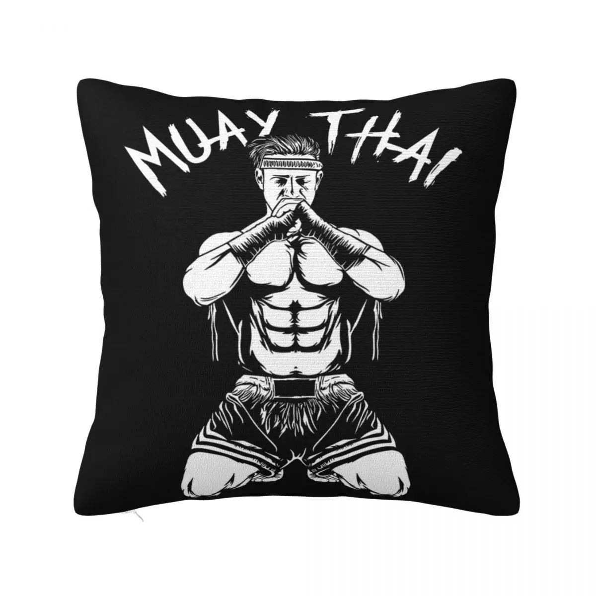 Muay Thai Mens Baseball S 3Xl Screen Printedkick Boxing Training Top Baseball Hats Wome Pillow Case