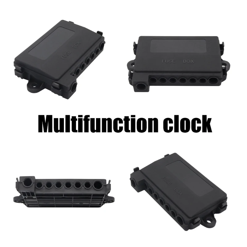 7 Way Car Midi Fuses Box Block Holder 15A～250A Fuses Holder Bolt On Fuses Type Power Distribution for Car Truck