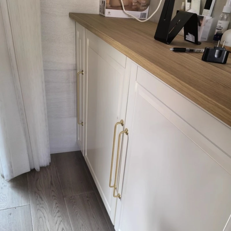 

Kitchen Cabinet, Wardrobe, Wardrobe, Wardrobe, Bedside Table Handle, Minimalist Gold Long Furniture Handle