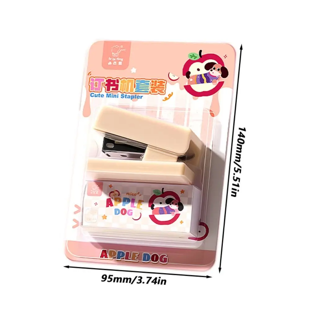 ダックスフント/黒猫ホッチキスミニポータブル使用 24/6 ステープル手動ホッチキスポータブル省力手動バインディングツール