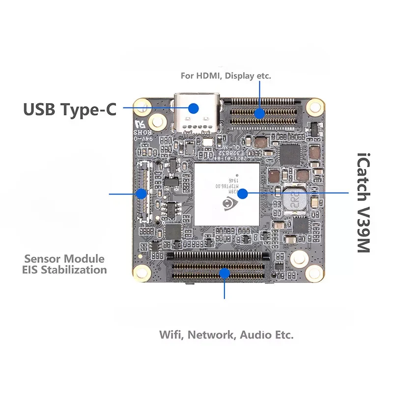 Imagem -05 - Módulo da Câmera Imx258 Icatch V39m 4k Ois Mipi Anti-shake 13m