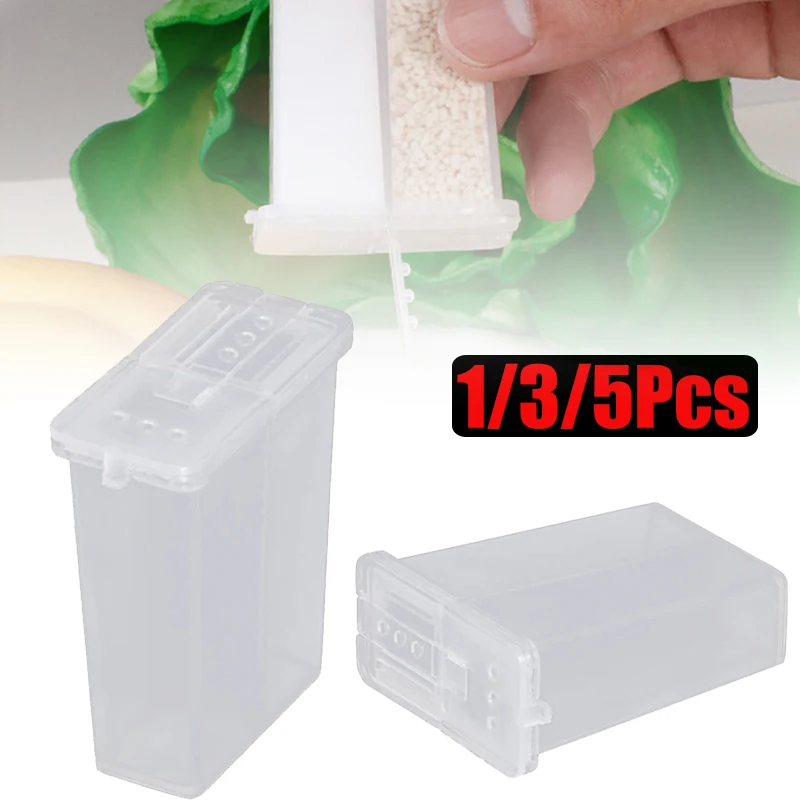 

2 In 1 Camping Seasoning Shaker With Lid 2-Compartment Salt Pepper Spice Jar For Outdoor BBQ Multi-Purpose Cooking Storage Box