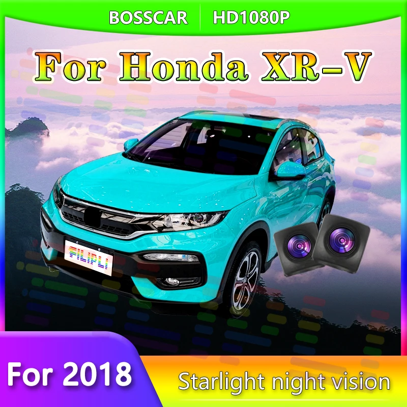 

BOSSCAR For Honda XR-V For 2017 Rear View Camera HD Night Vision Waterproof Plug and Play Backup Reverse Car Rearview Mirror