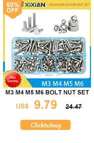 50 Inserts Filetés Laiton M6 Pour Impression 3D - Chauffage Par Fer à Souder, OD 8mm, Pack Uxcell