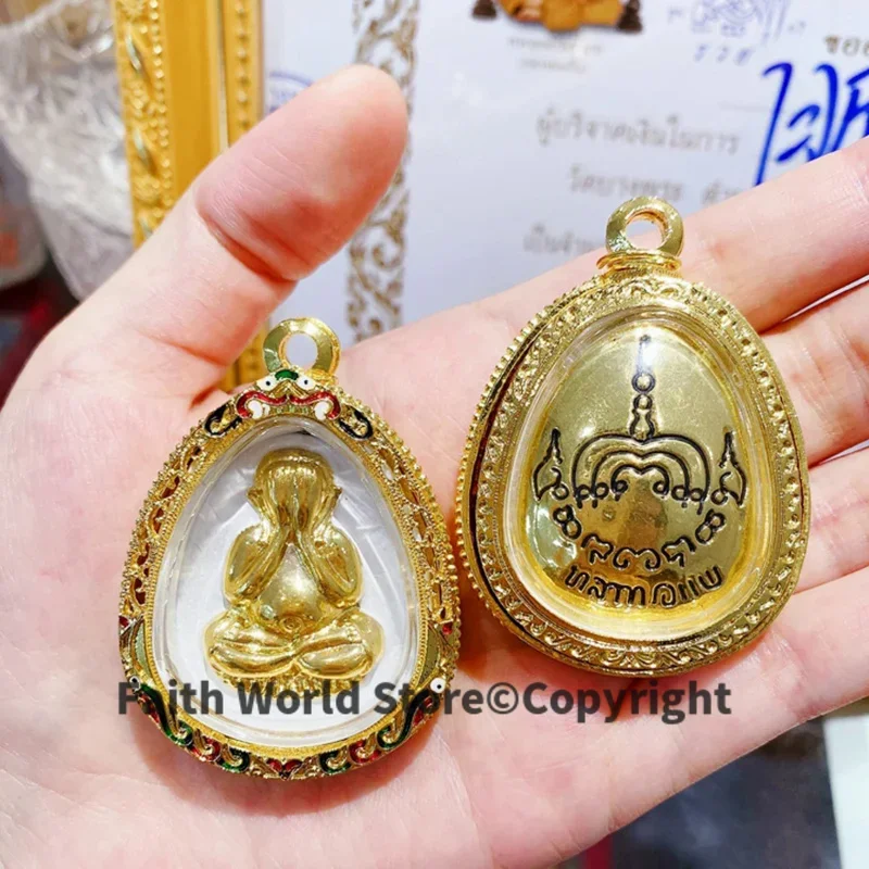 Asia Thailand Tibet Buddhist efficacious Bidafor Masked Buddha Amulet Pendant Disaster prevention risk avoidance Recruit fortune