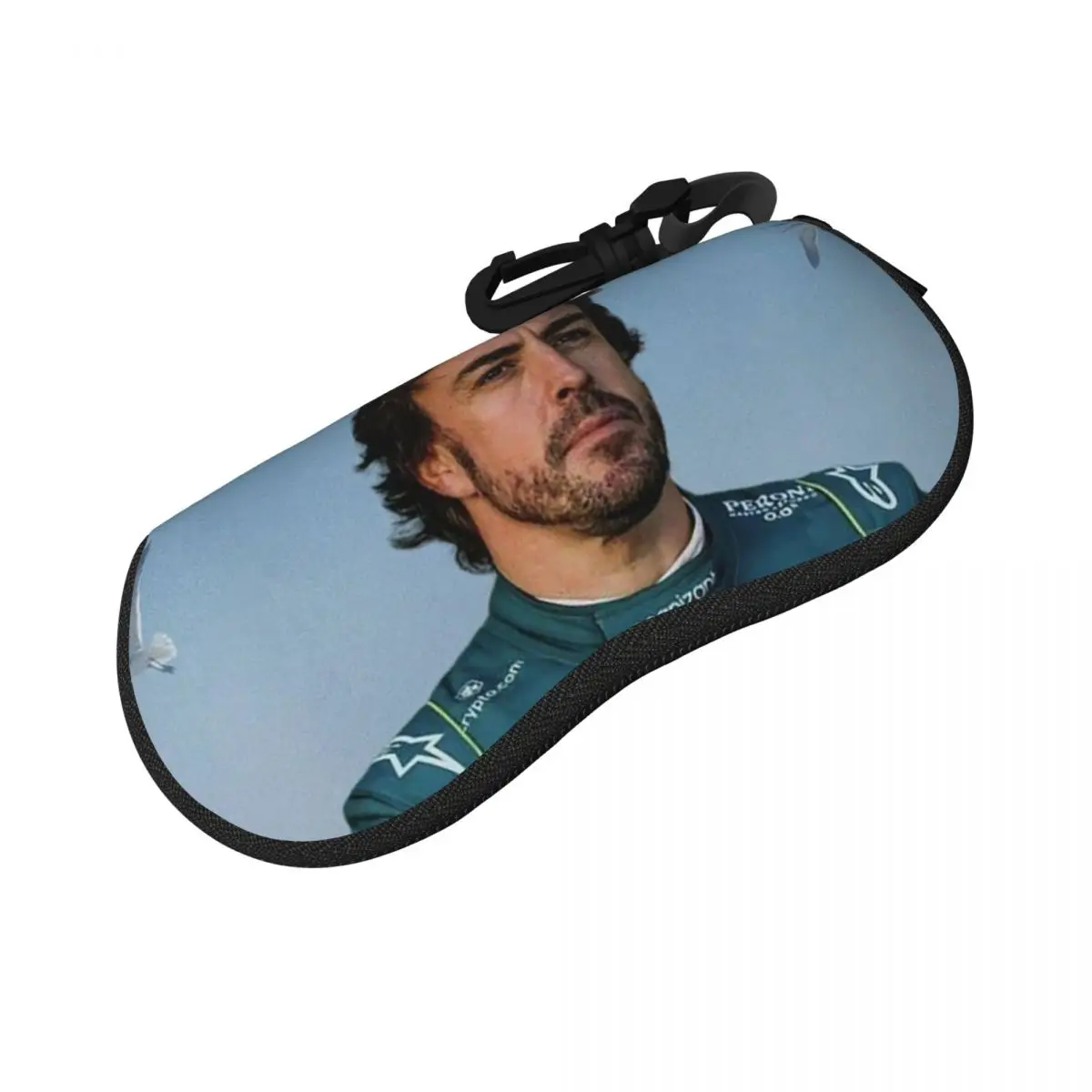 1989 فرديناند فرناندو ألونسو شل نظارات حافظة نظارات شمسية محمولة صندوق النساء الرجال لينة النظارات حقيبة الحقيبة #2