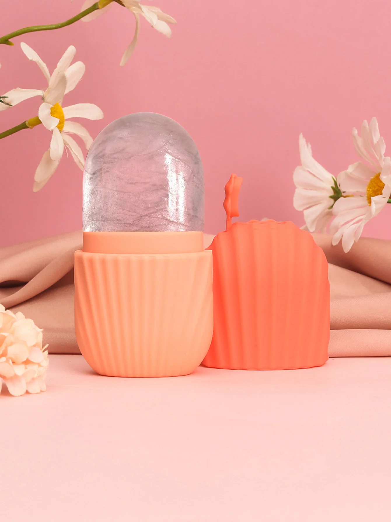 

Silicone Ice Roller Massager for Face, Eyes - Natural Skin Care, Cooling and Eliminating Eye Bags, Reusable and Soothing