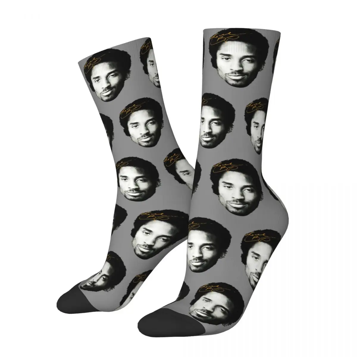 

Funny Kobes Bryants Signed Soccer Socks Polyester Long Socks for Women Men Breathable