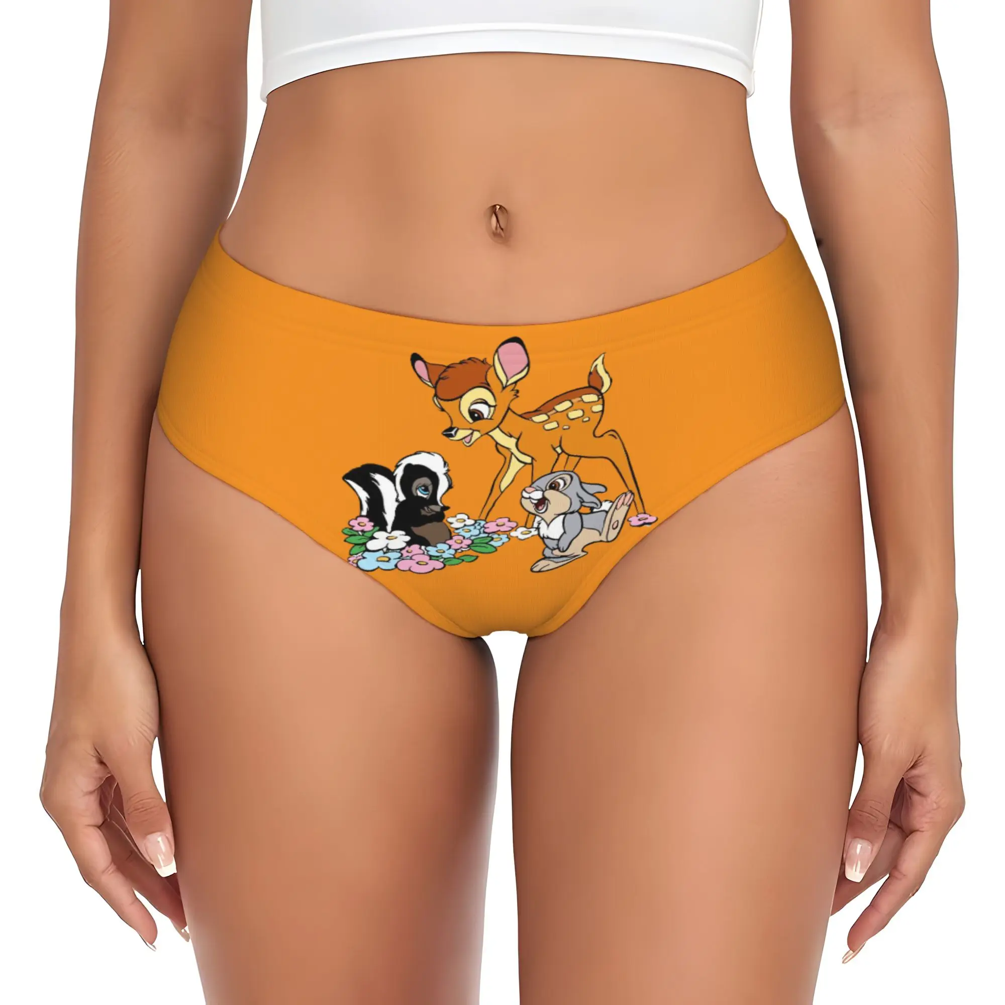 Custom B-Bambies Anime Briefs Underwear Women Breathable Stretch  Panties