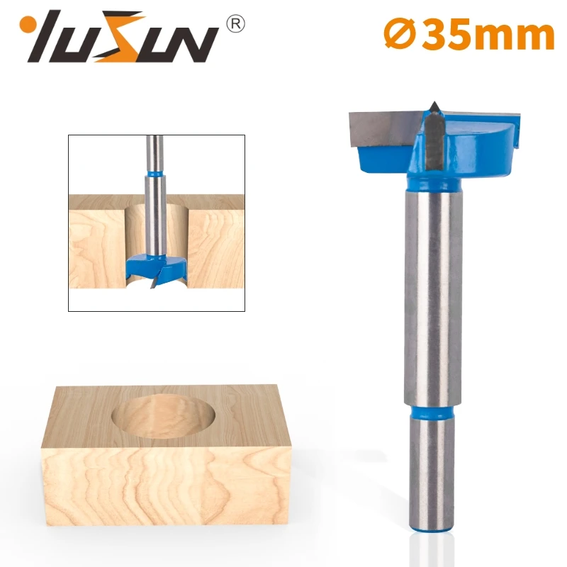 YUSUN 35MM Forstner Drill Bit   CutterRouter Bit Woodworking Milling Cutter For Wood Face Mill