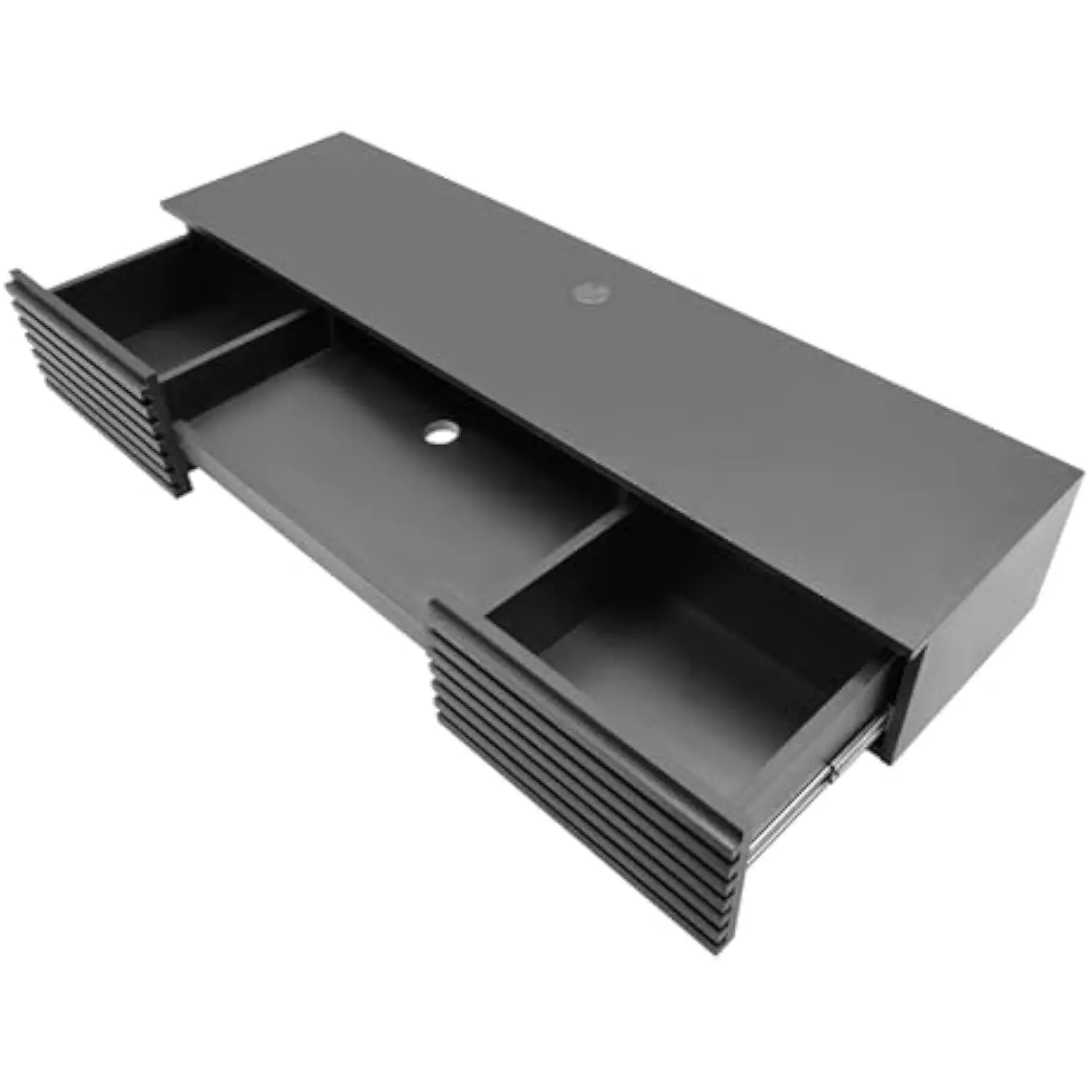 

Wall Mounted Desk, Floating Wall Organizer with Pull Out Drawer, 15.5 D x 60 W x 9.5 H, Space-Saving Wall Organizer Computer De